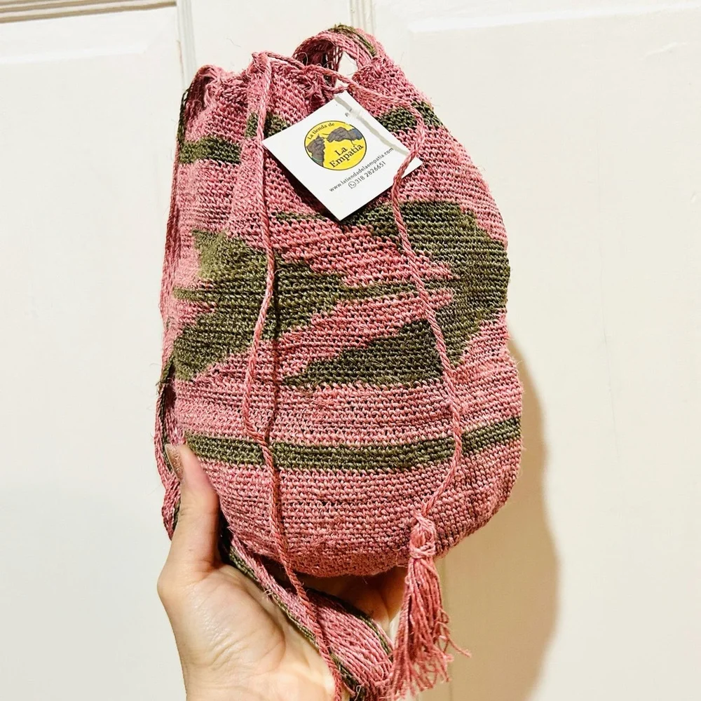 Handmade Colombian Mochila Bucket Bag